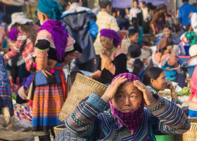 Most Colorful Hill Tribe Market In Northern Vietnam